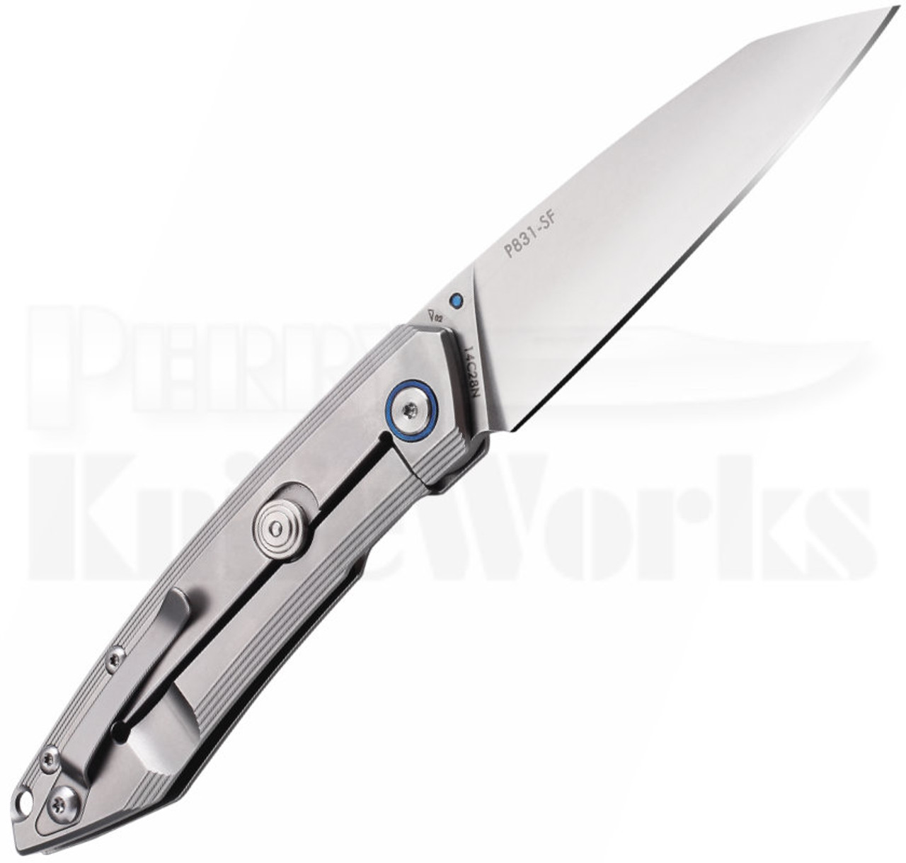 Ruike Knives P831 Steel Framelock Knife (3.35" Stonewash) P831SF