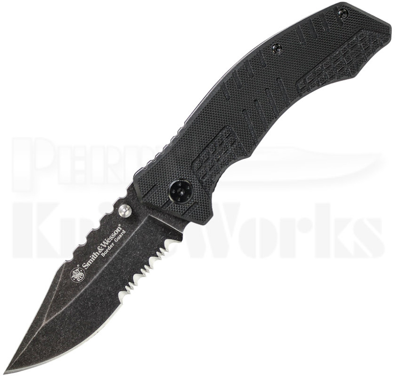 Smith & Wesson Black Linerlock Knife SWBG9BS