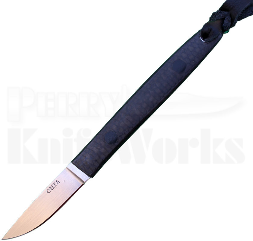 Hiroaki Ohta OFB SS 50 Carbon Fiber Fixed Blade Knife l Perry
