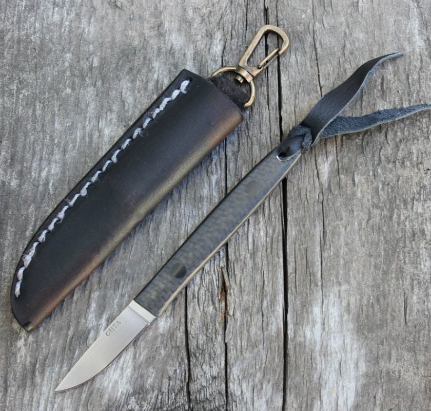 Hiroaki Ohta OFB SS 50 Carbon Fiber Fixed Blade Knife l Perry