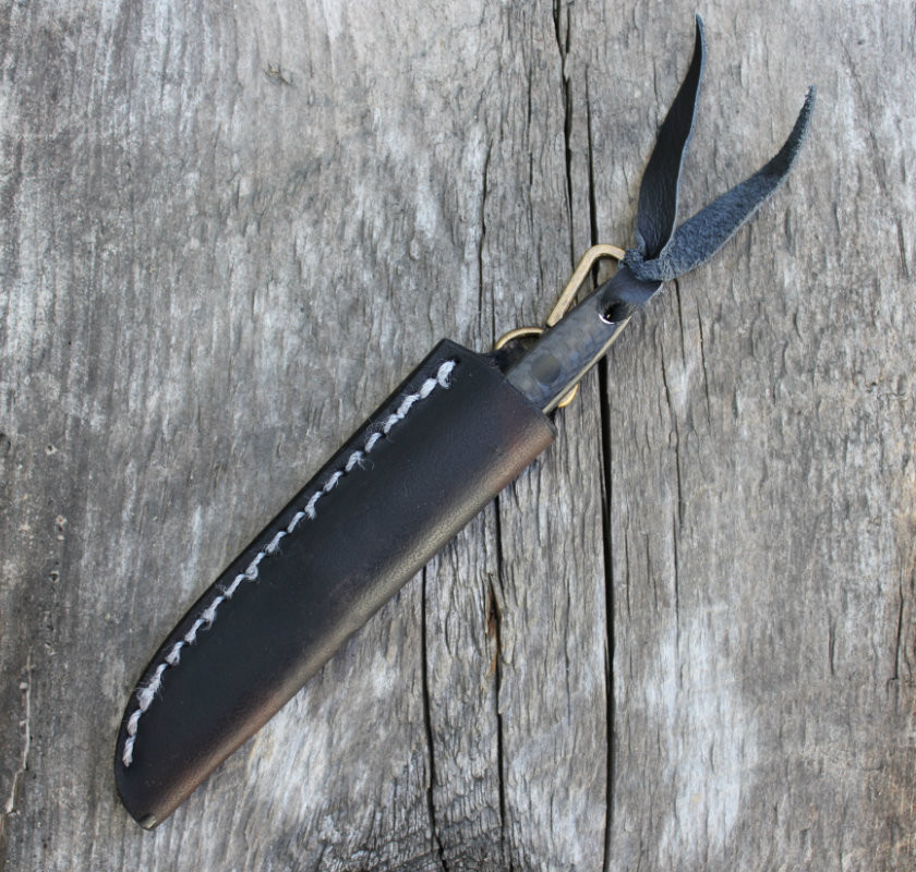 Hiroaki Ohta OFB SS 50 Carbon Fiber Fixed Blade Knife l Perry