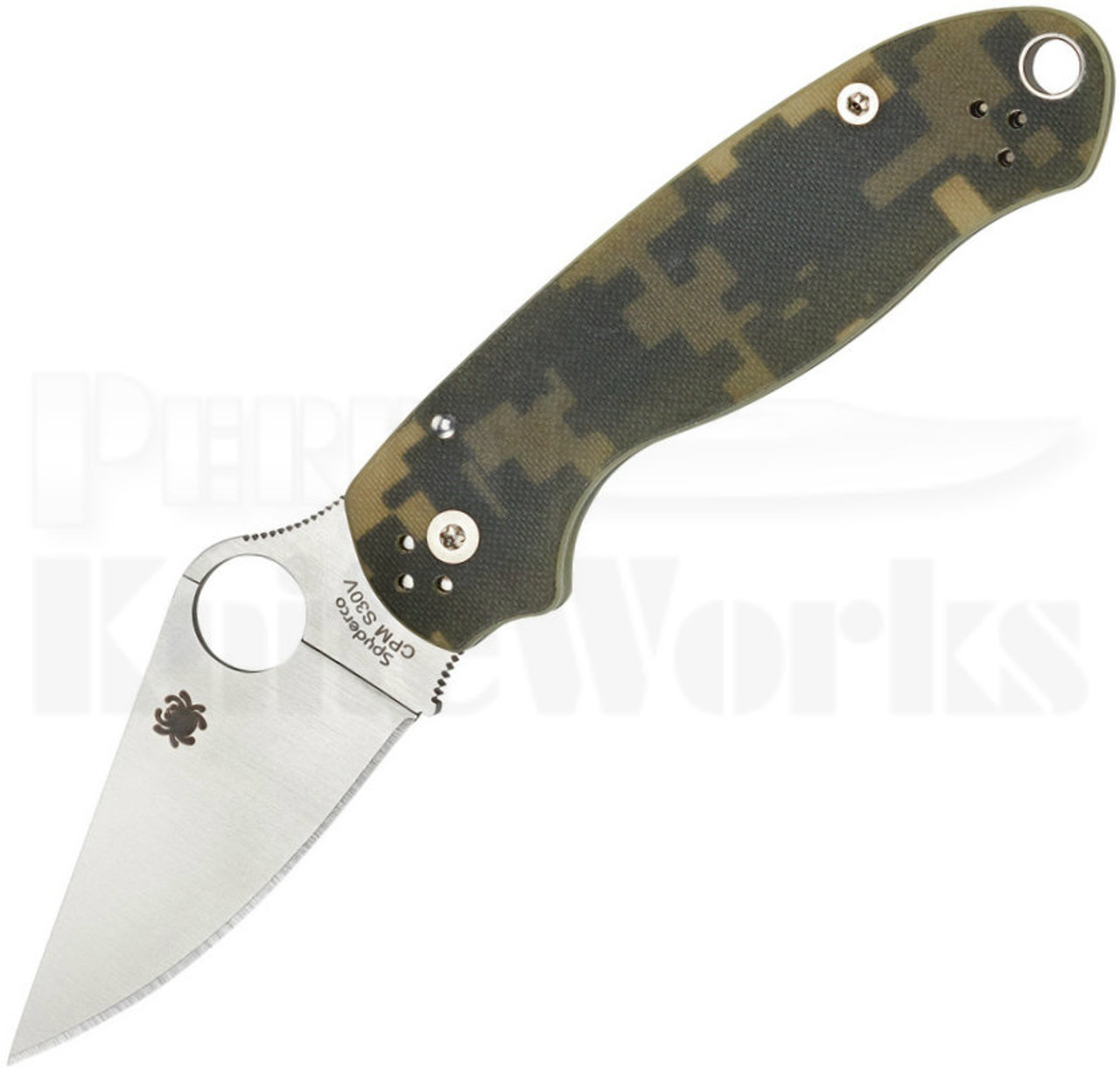 Spyderco Para 3 Compression Lock Knife Camo C223GPCMO