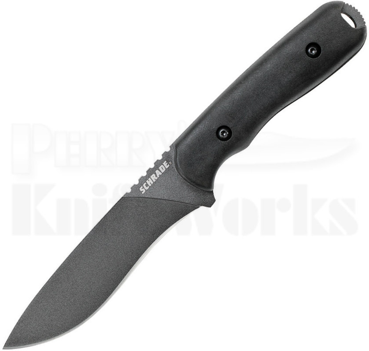 Schrade Frontier Fixed Blade Knife Black SCHF42 l Perry Knife Works