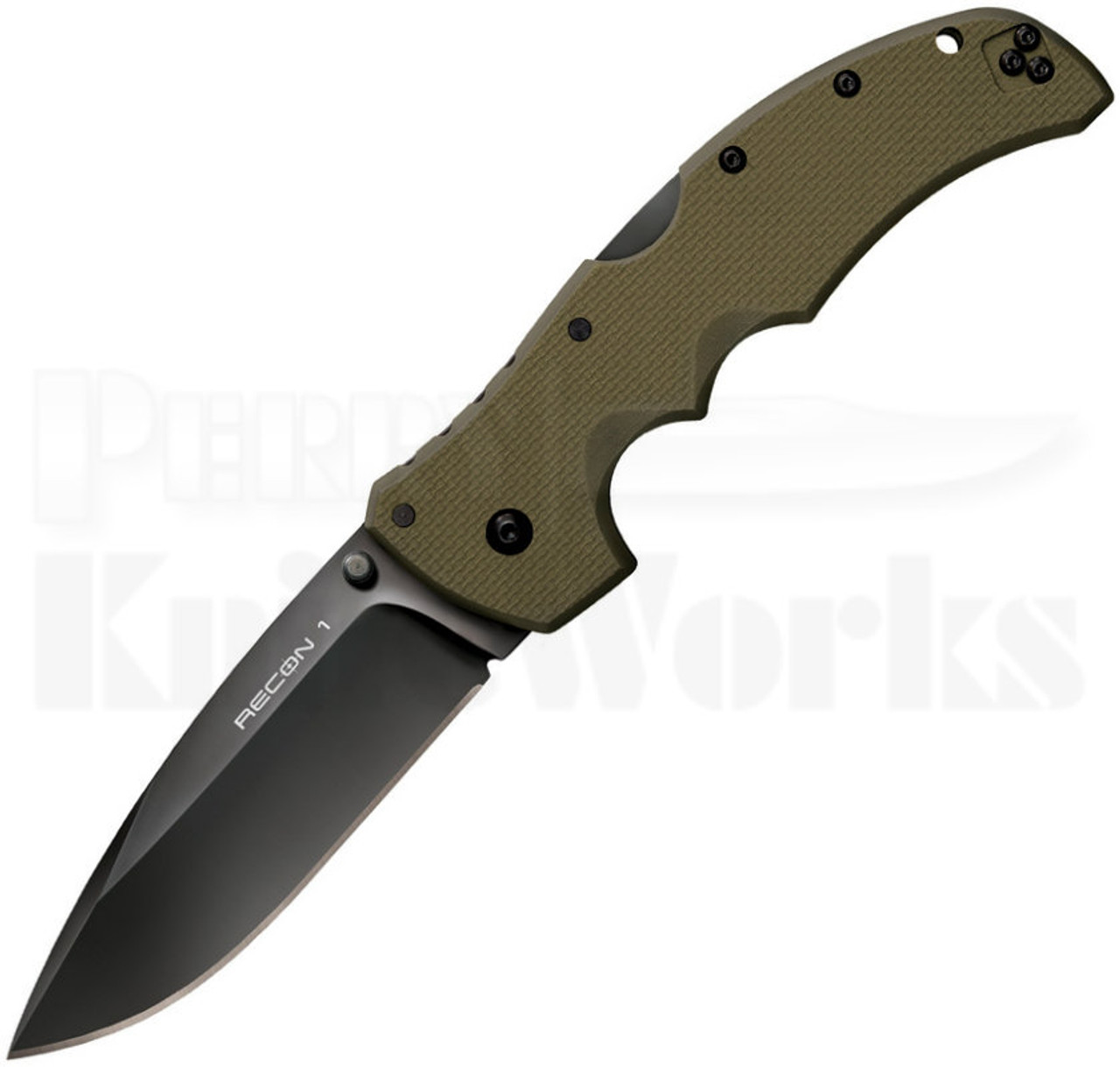 Cold Steel Recon 1 Spear Point Knife Green 27TLSVG