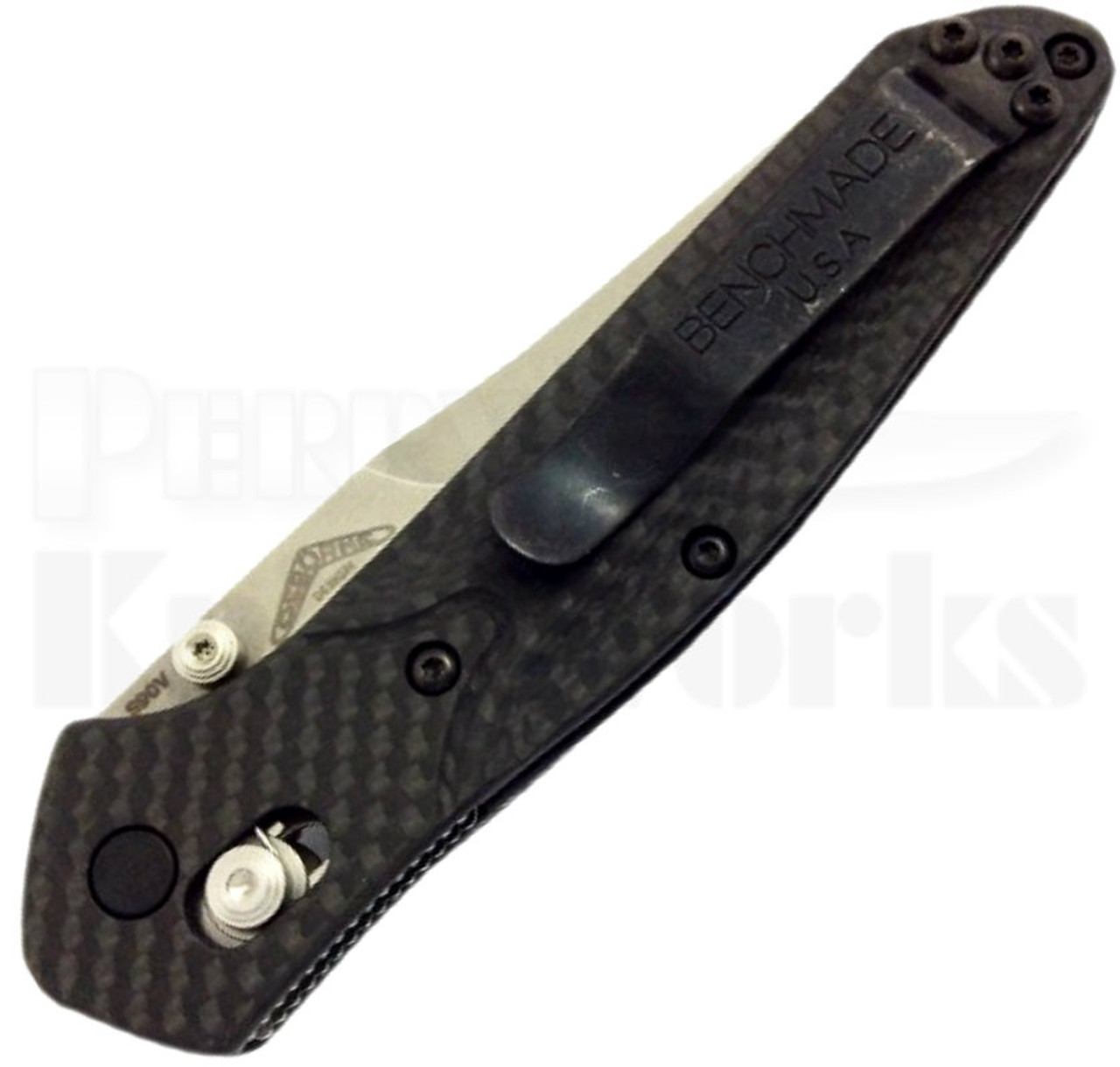 Benchmade 940-1 Osborne AXIS Lock Knife C/F (3.40" Stonewash)