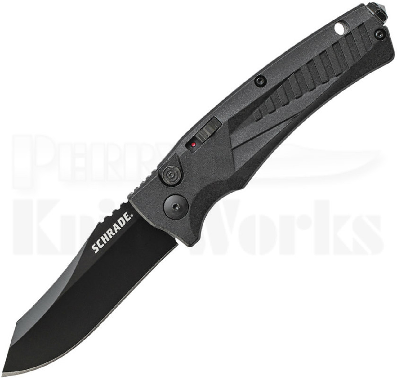 Schrade SC90B Automatic Knife Black Aluminum