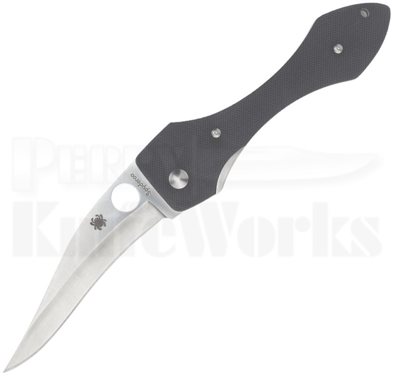 Spyderco Shabaria Sprint Run Linerlock Knife (3.8" Satin) C59GGYP