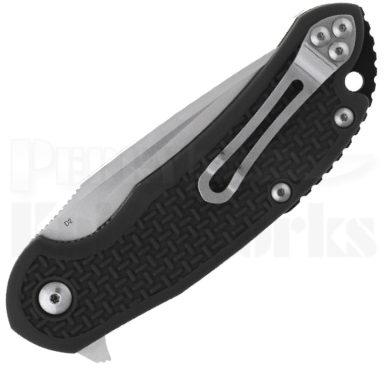 Steel Will Cutjack Black FRN Flipper Knife C22-1BK l Pocket Clip