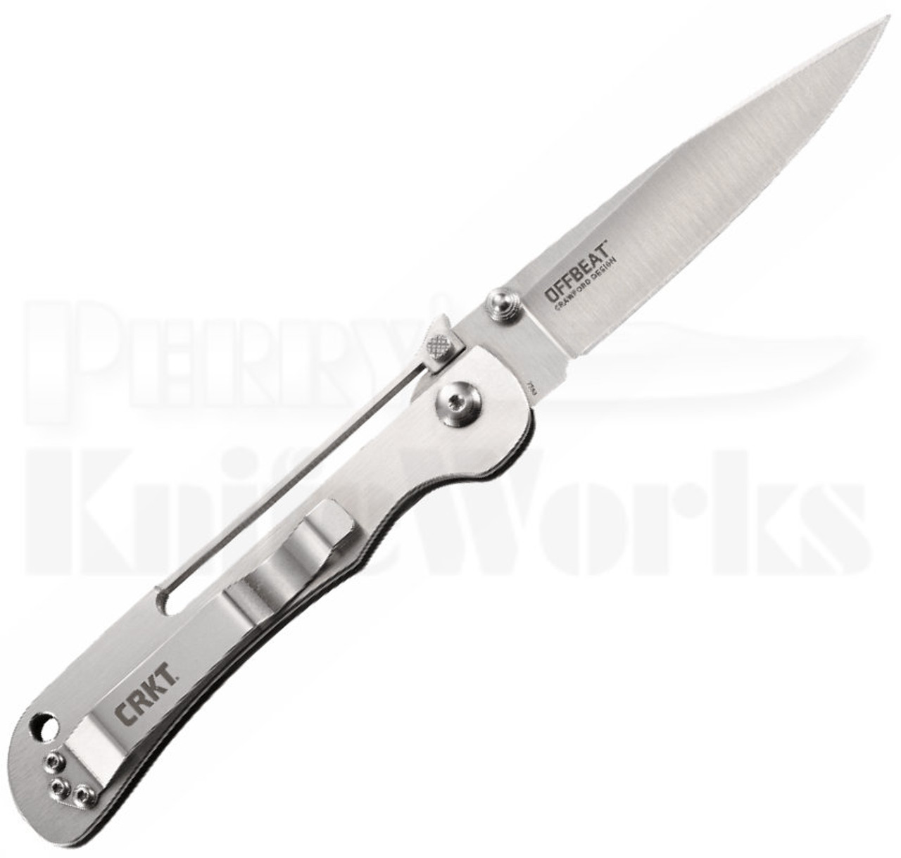 CRKT Crawford Offbeat Lock Back Knife (3.52" Satin) 7730