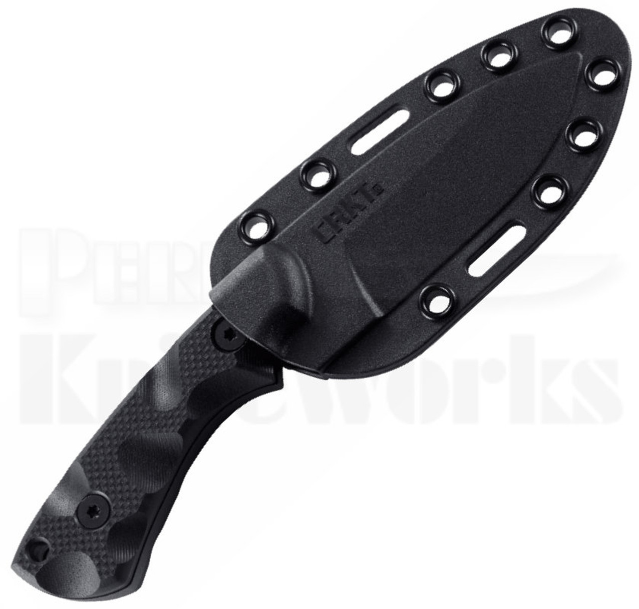 CRKT Siwi Fixed Blade Knife Black G-10 (3.34" Black) 2082