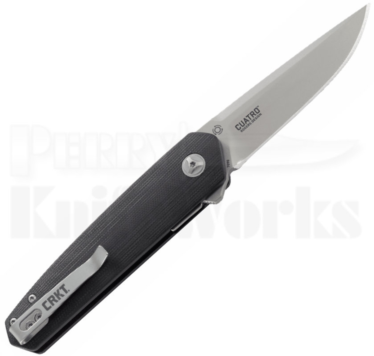 CRKT Richard Rogers Cuatro Linerlock Knife (3.12" Bead Blast) 7090