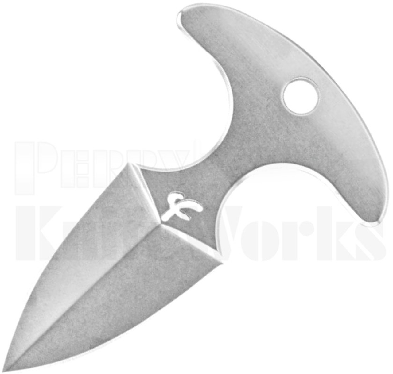 Fred Perrin Mini Push Dagger Neck Knife 1.75" Stonewash