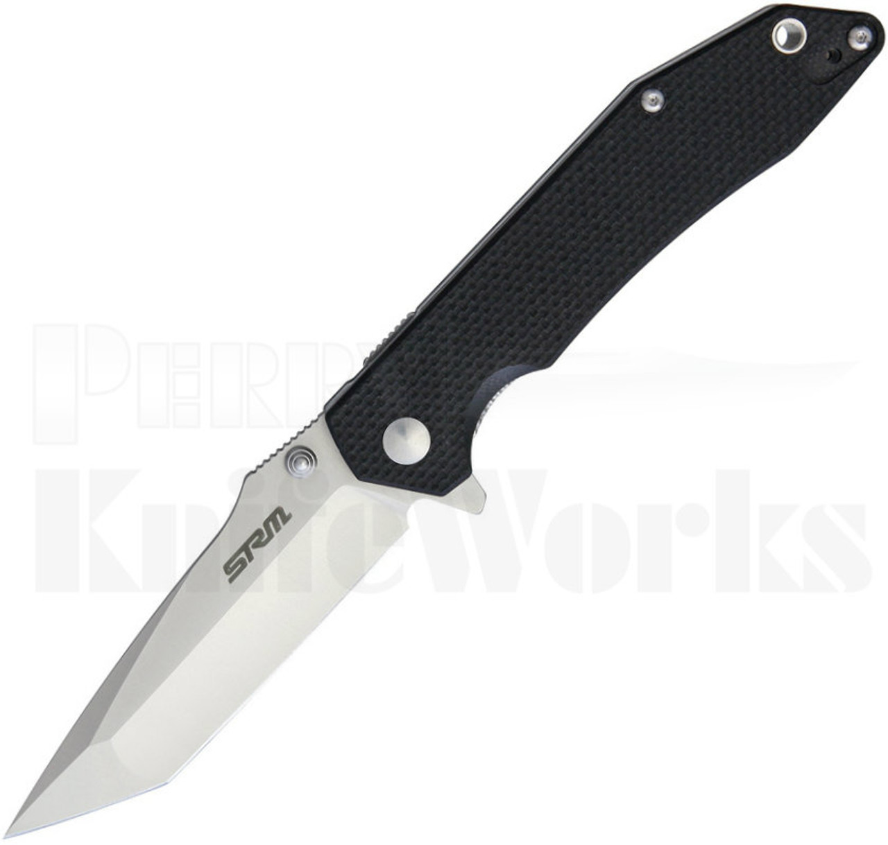 SRM Knives Sanrenmu Framelock Knife Black G-10 9002