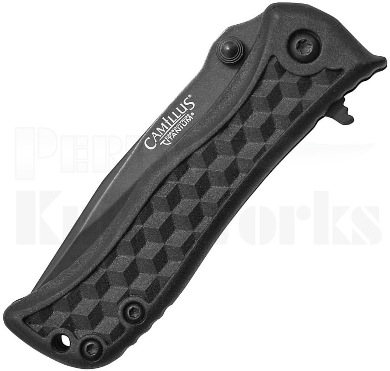 Camillus Erupt Liner Lock Knife Black GFN 19278 l Closed