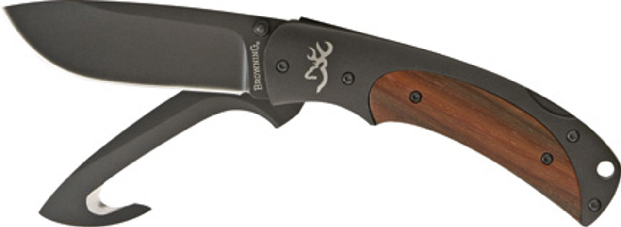 Browning Obsession Double Lockback Knife Wood