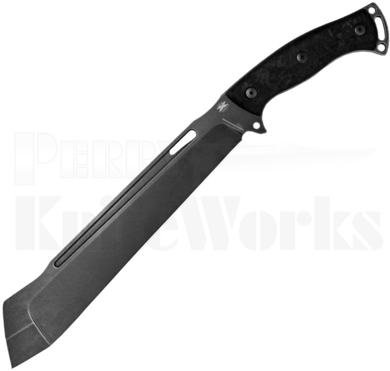 DPx HEFT 12 CHOP Fixed Blade Knife Shred Carbon Fiber