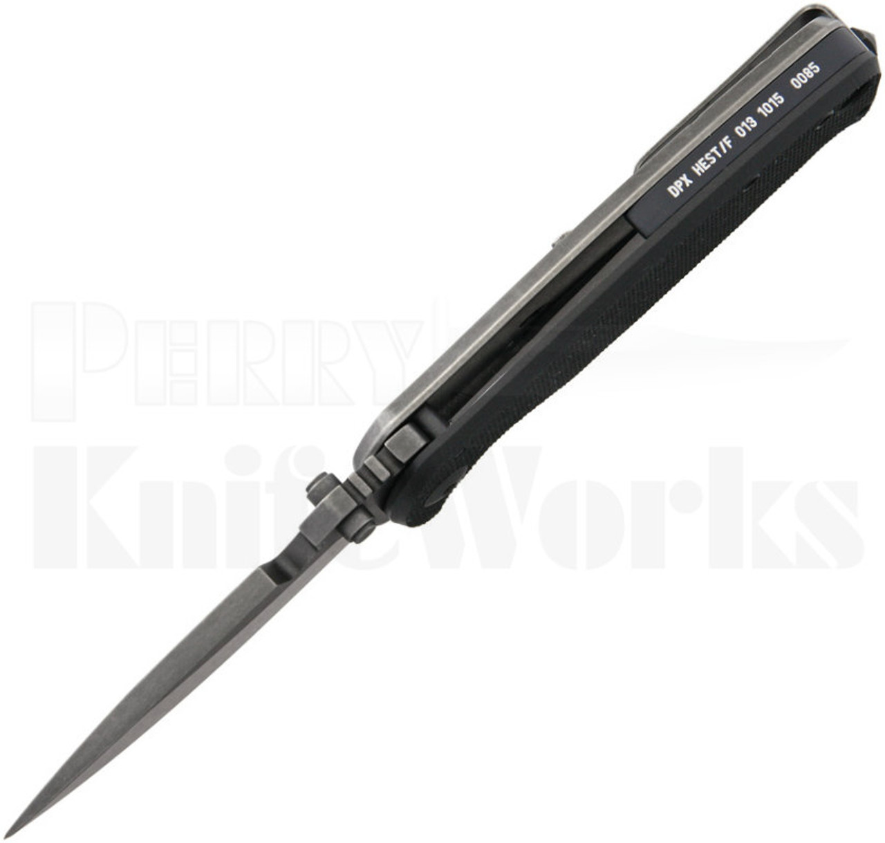 DPx HEST/F Framelock Knife Black G-10 (3.25" Stonewash)