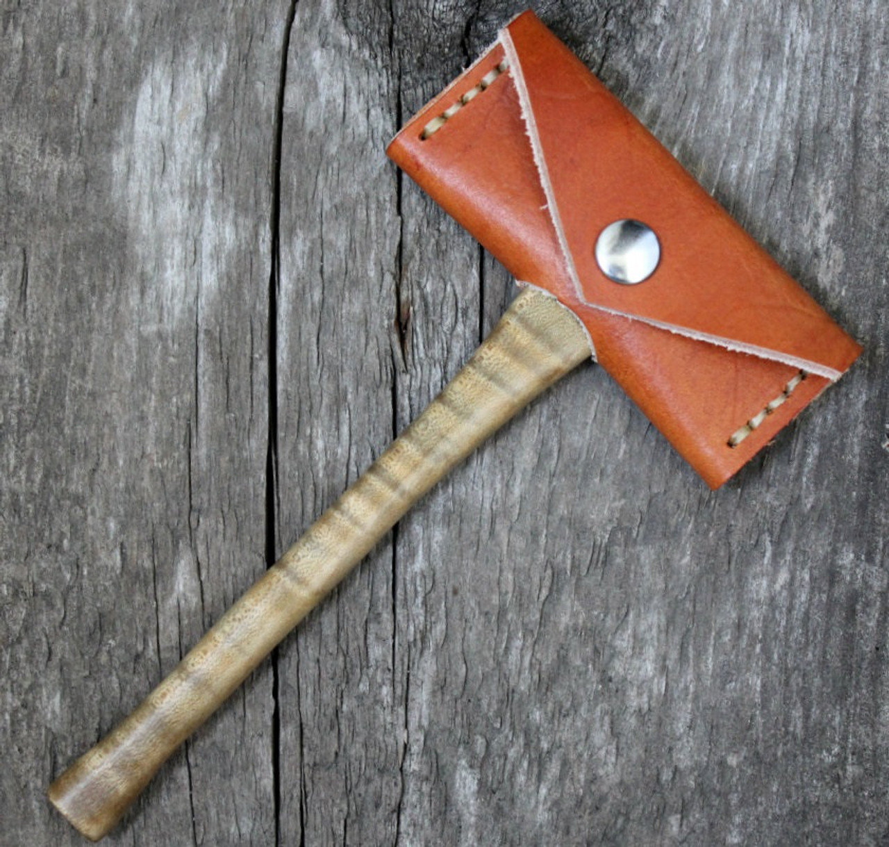 Lee McDowell Mini Double Head Axe Curly Maple Sheath