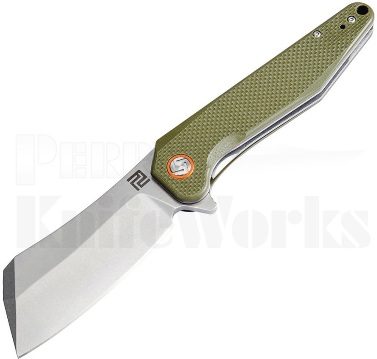 Artisan Cutlery Osprey Linerlock Knife Green 1803P-GNF