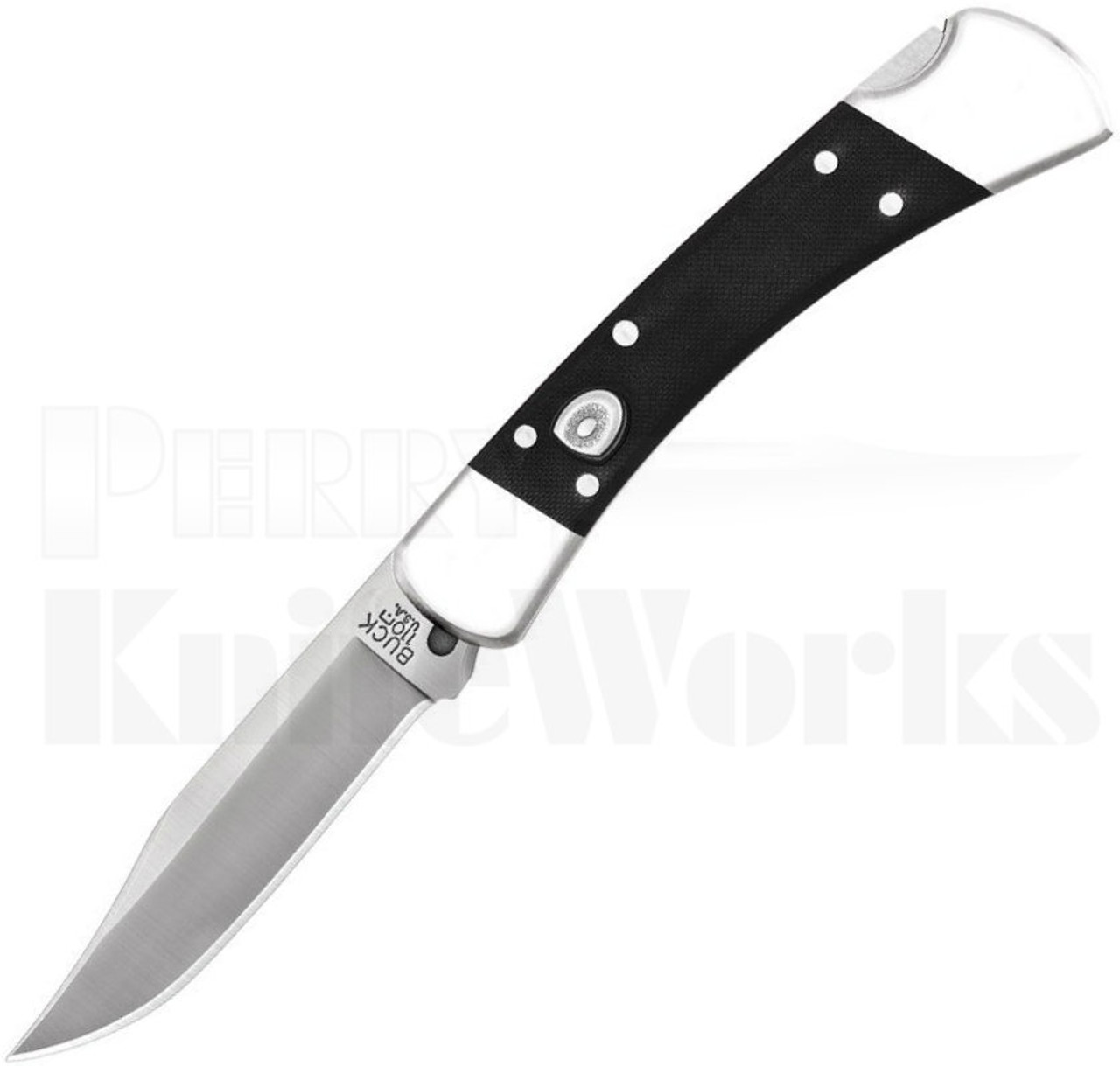 Buck 110 Elite Automatic Lockback Knife Black G-10