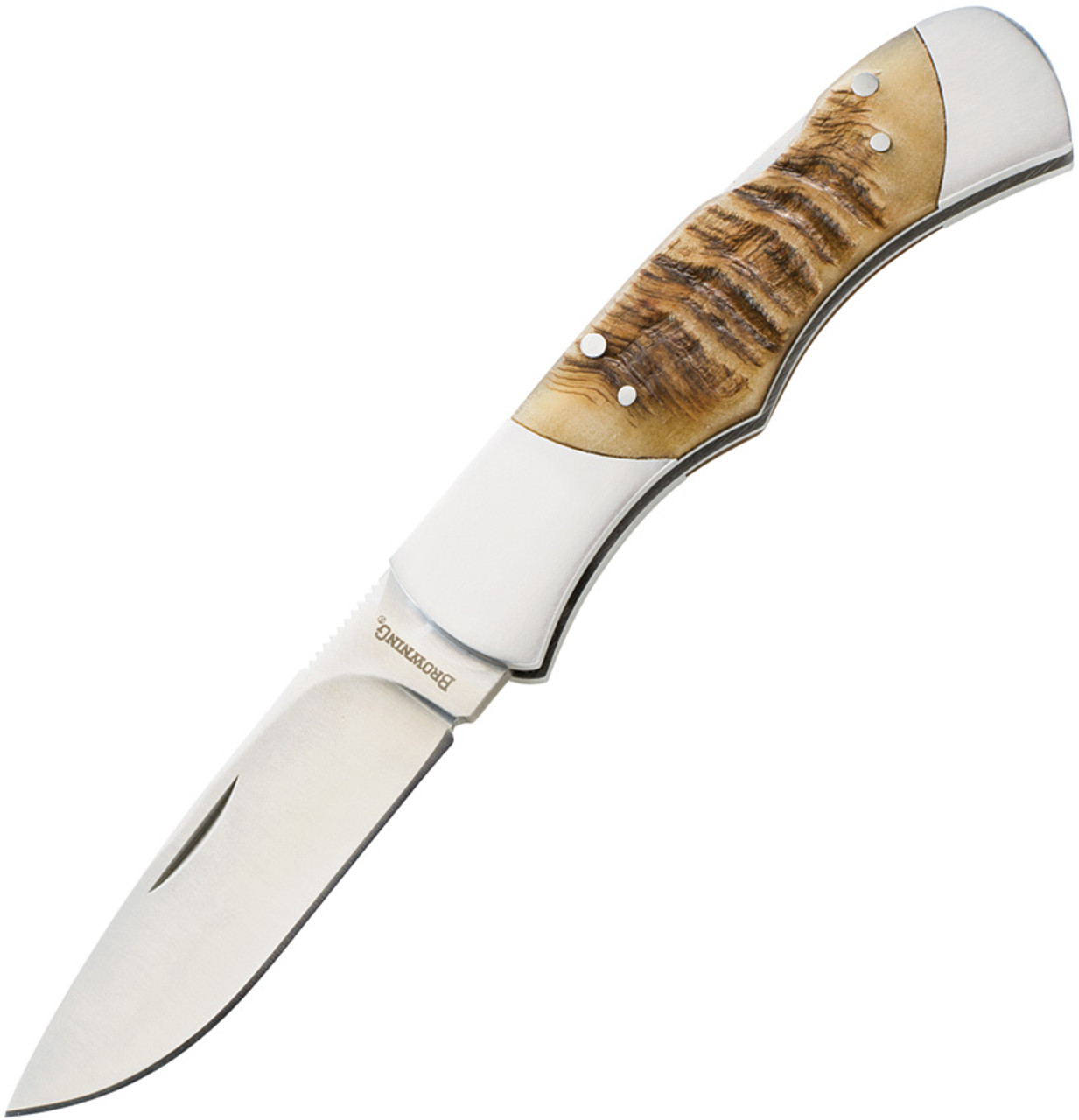 Browning Pursuit Lockback Sheep Horn Knife