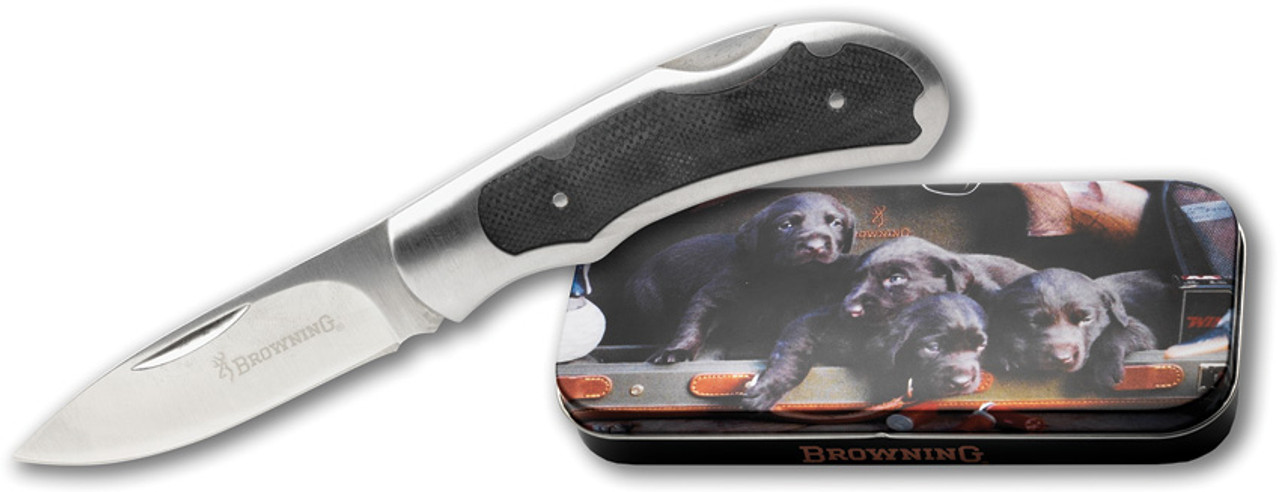 Browning Lab Puppy Knife Gift Set