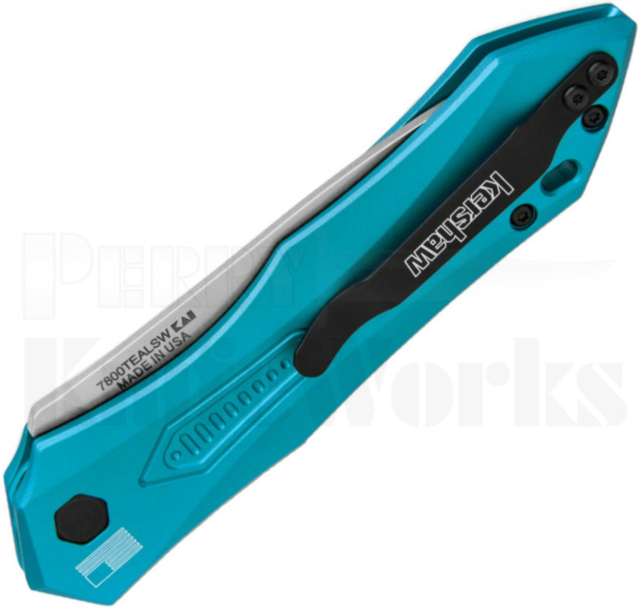 Kershaw Launch 6 Teal Aluminum Knife