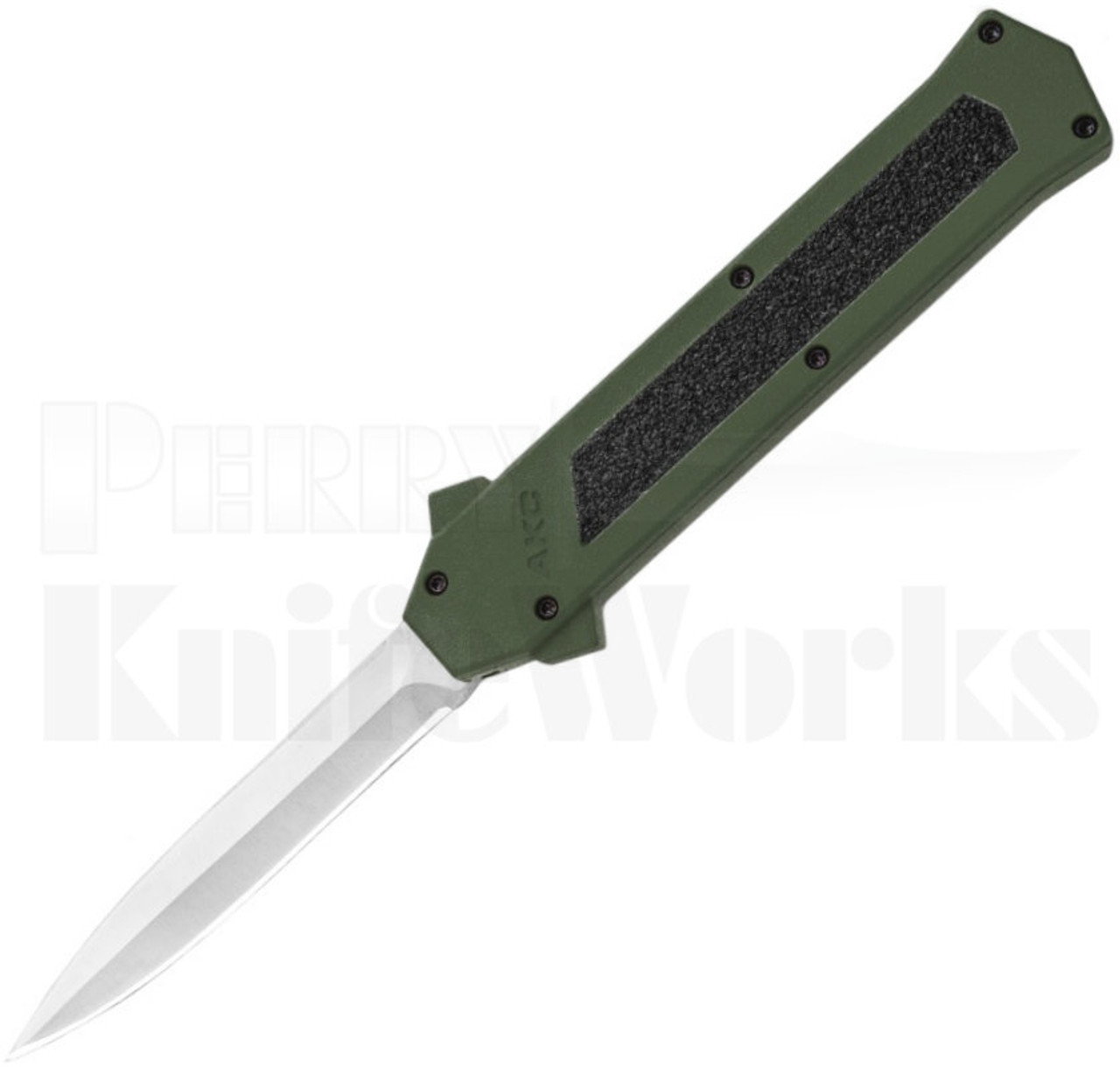 AKC F-16 D/A Satin Dagger OTF Automatic Knife Green