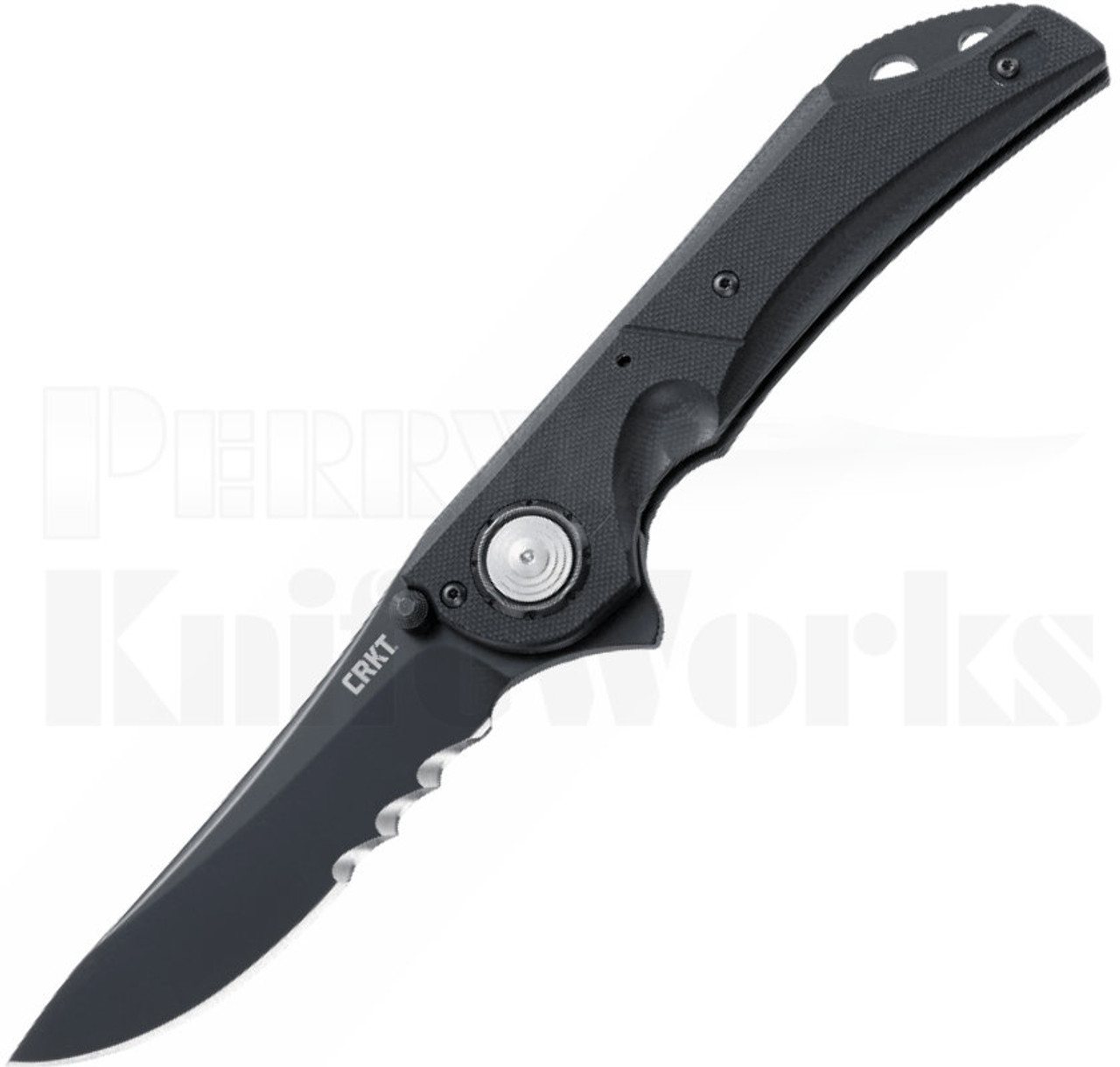 CRKT Seismic Deadbolt Lock Knife Black G-10 5401K