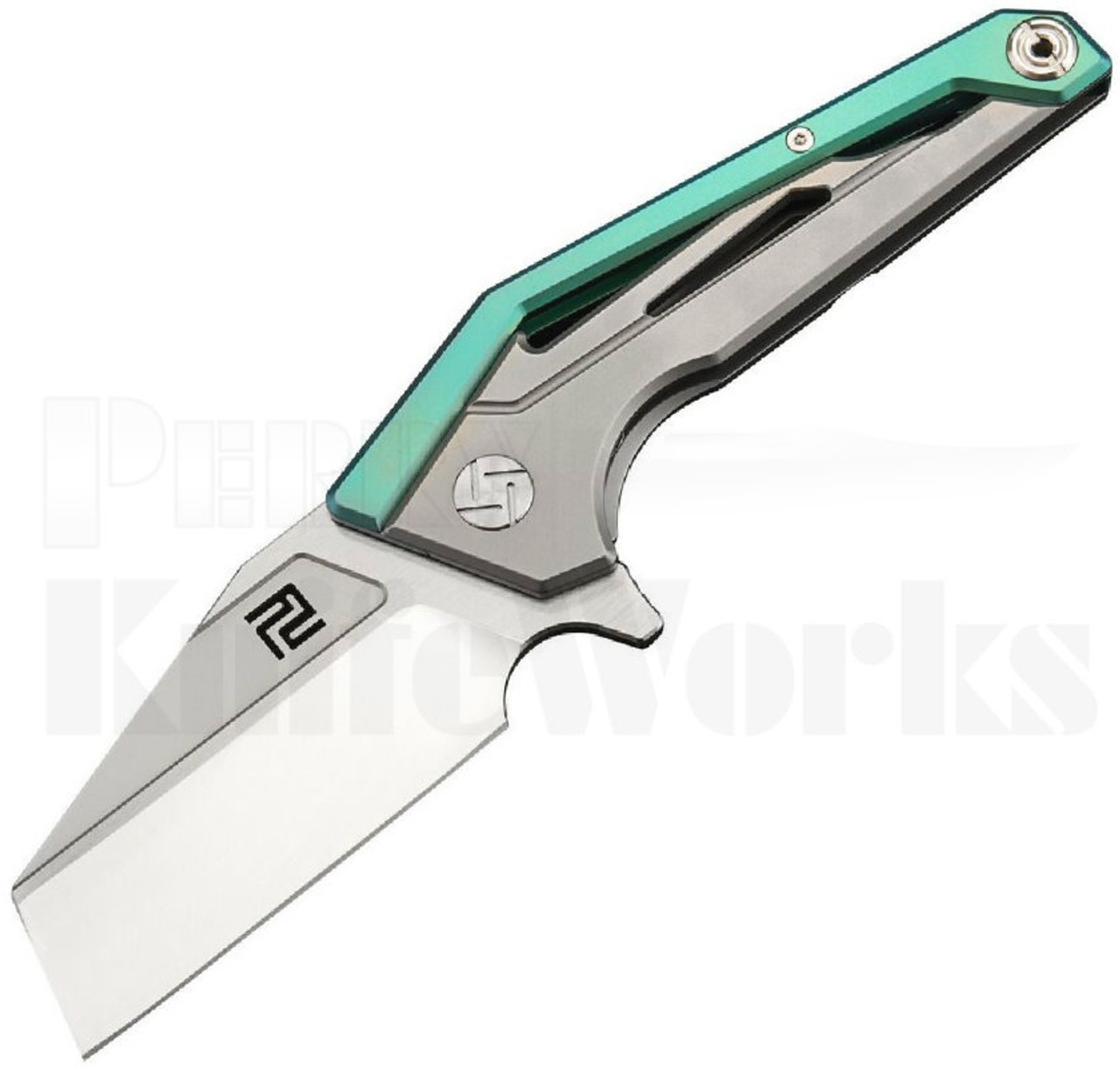 Artisan Cutlery Ravine Framelock Knife Green 1819G-GNM