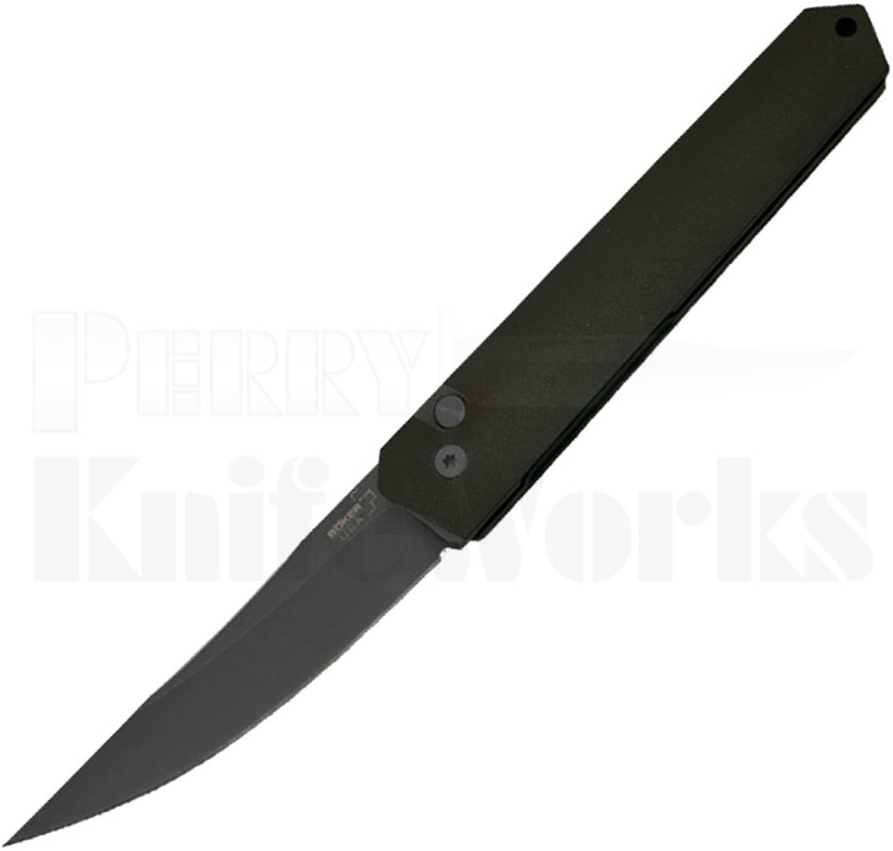 Boker Kwaiken Automatic Knife Black 3.5" Black 06EX292