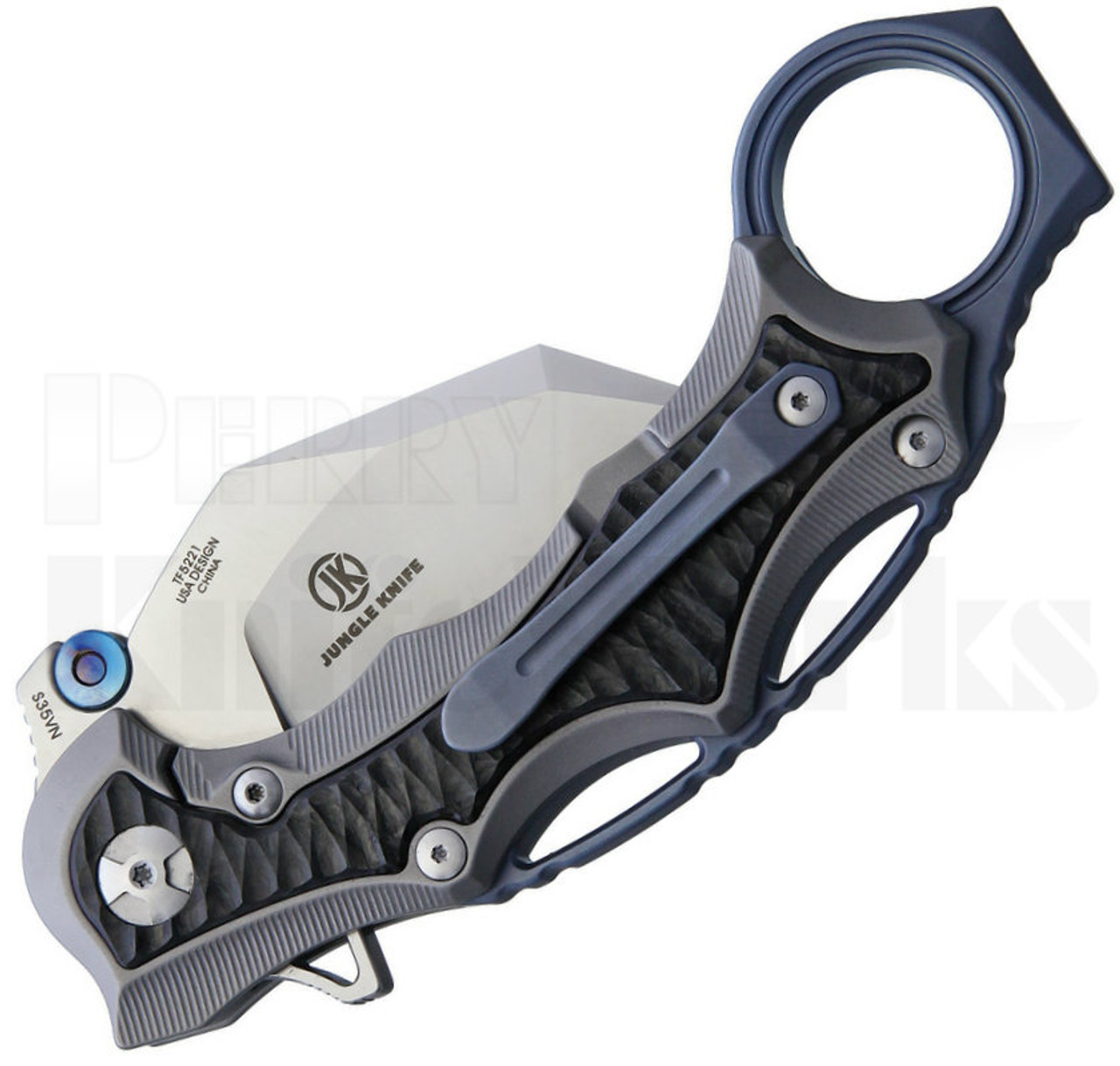 For Sale l Defcon Blade Works JK Karambit Knife Gray TF5221