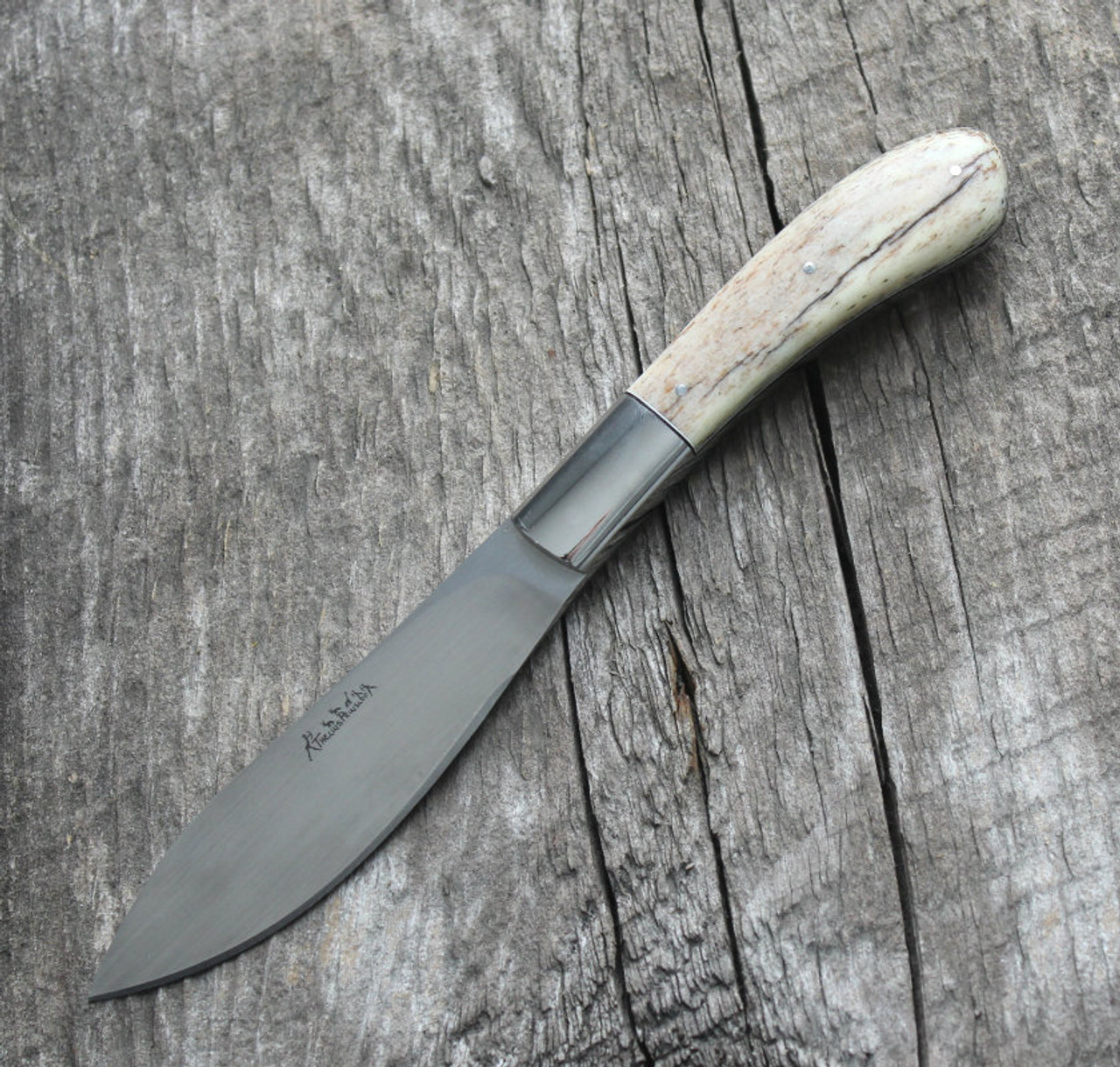 For Sale l Theuns Prinsloo Custom Fixed Blade Knife Giraffe Bone