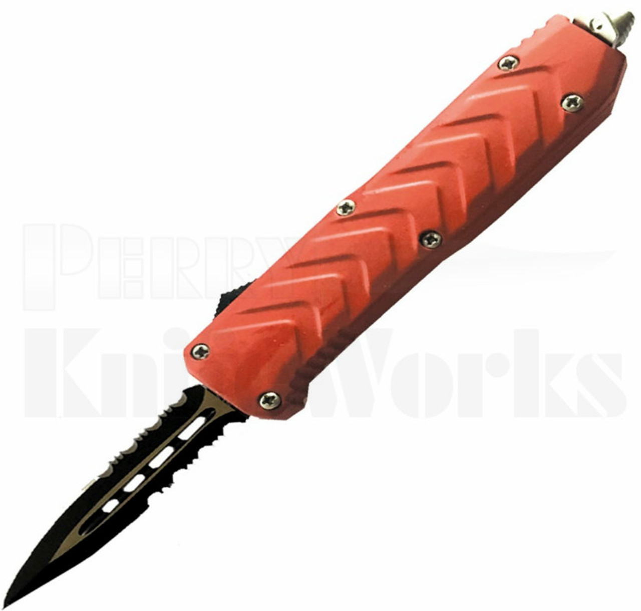 Delta Force OTF Automatic Knife Red Tread l For Sale