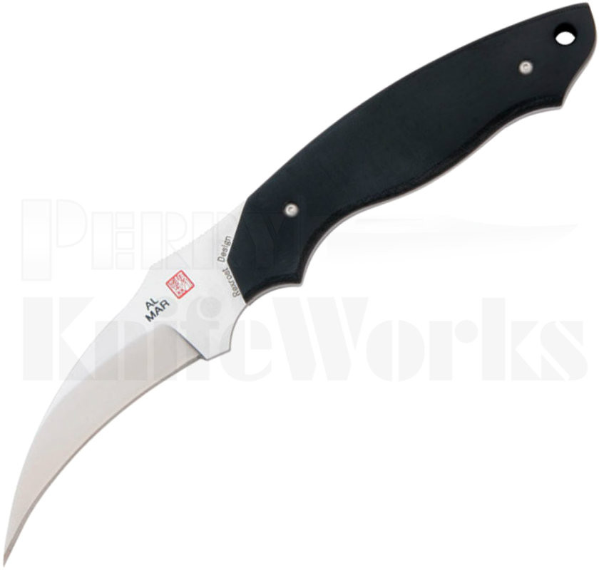 Al Mar Backup Model 2 Hawkbill Fixed Blade Knife BU2-2 l Free Shipping