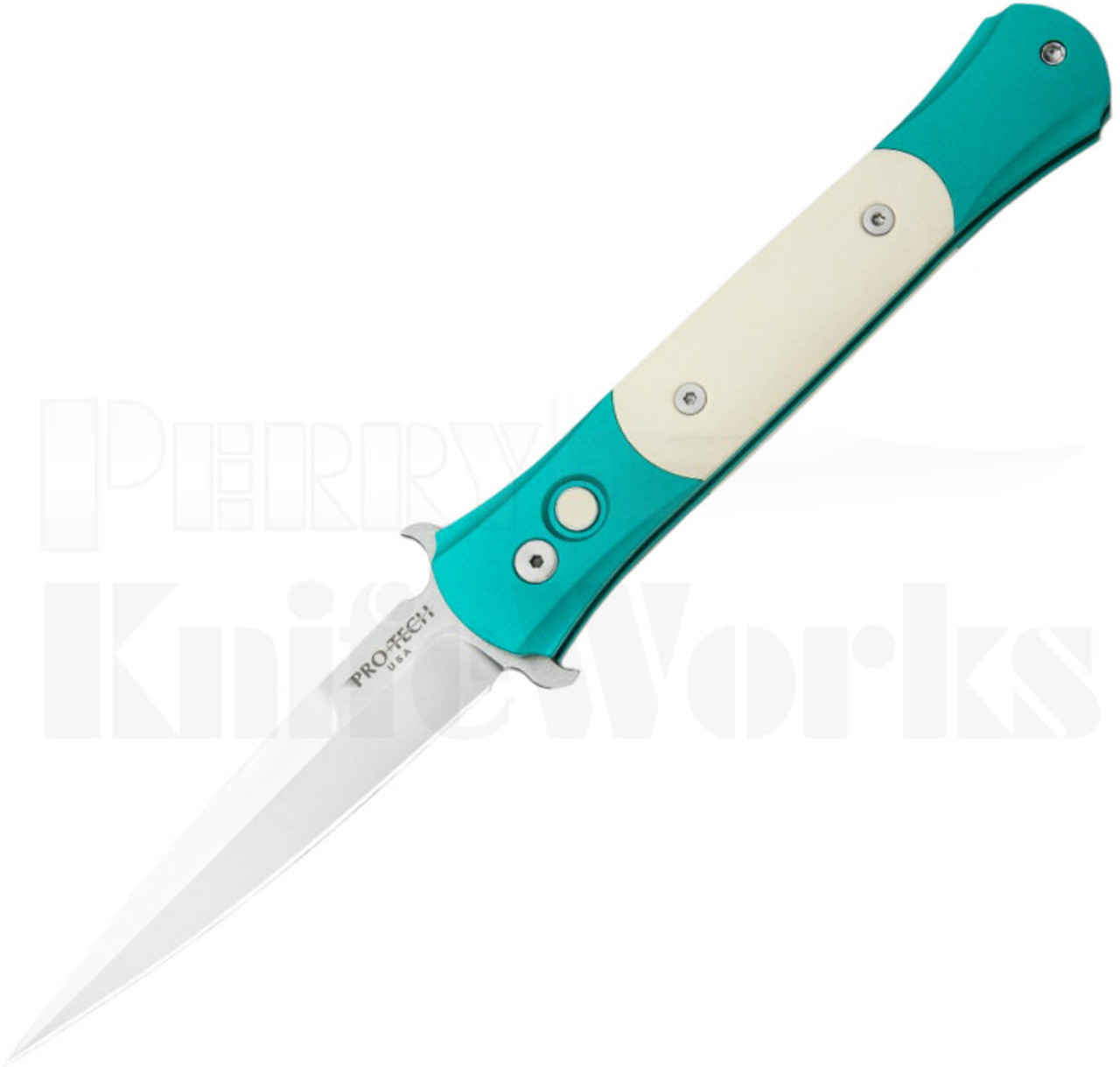 Protech The Don Custom Automatic Knife Teal