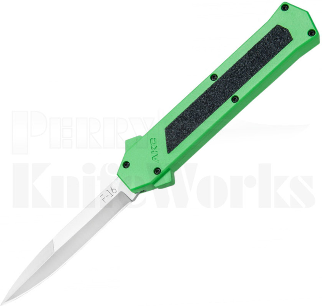 AKC F-16 D/A Satin Bayonet OTF Automatic Knife Toxic Green