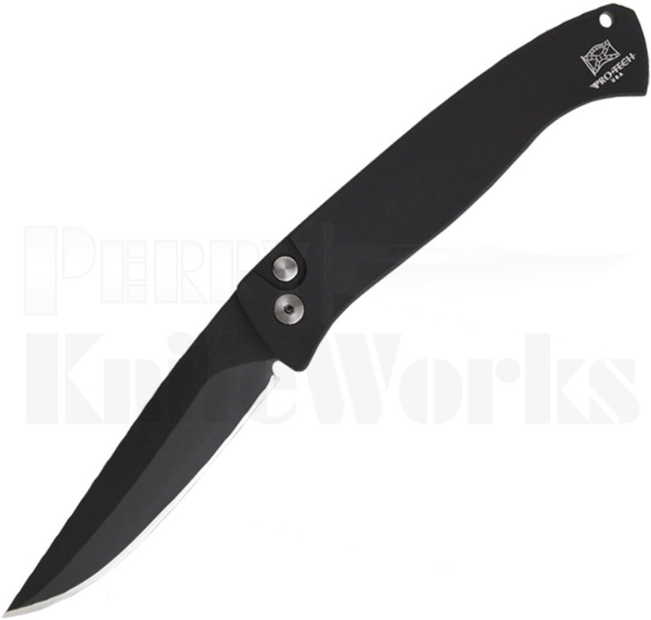 Protech Brend 2 Automatic Knife Black - Black Blade