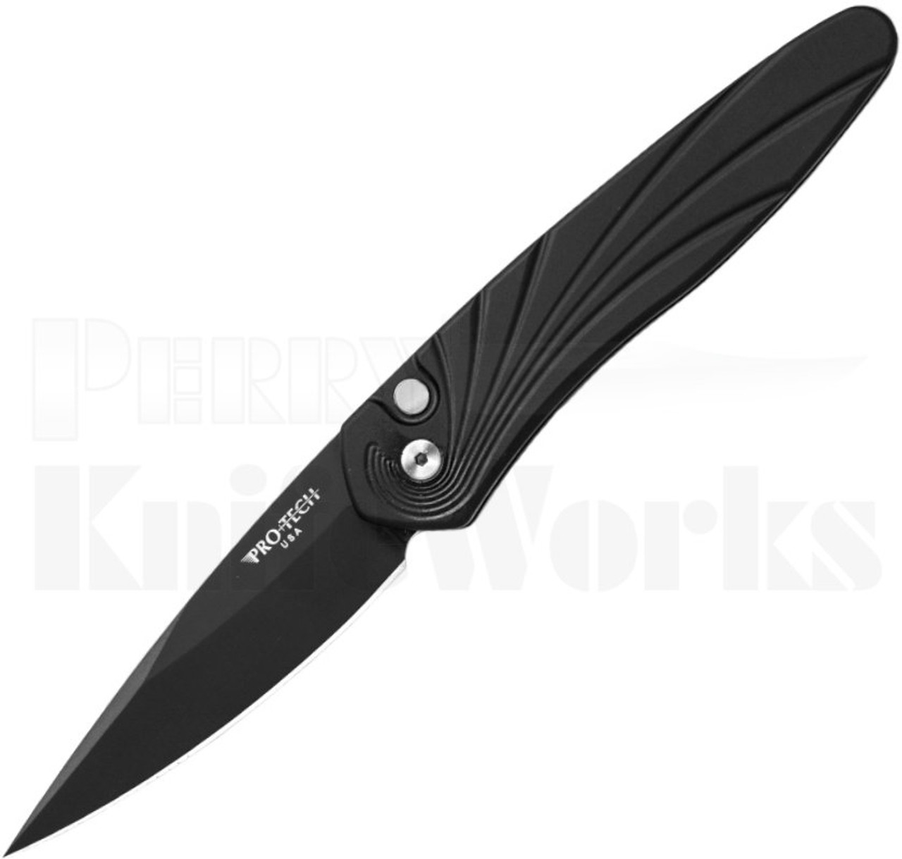 Protech Newport Automatic Knife Black 3D - 3437 Protech Newport Automatic Knife Black 3D - 3437