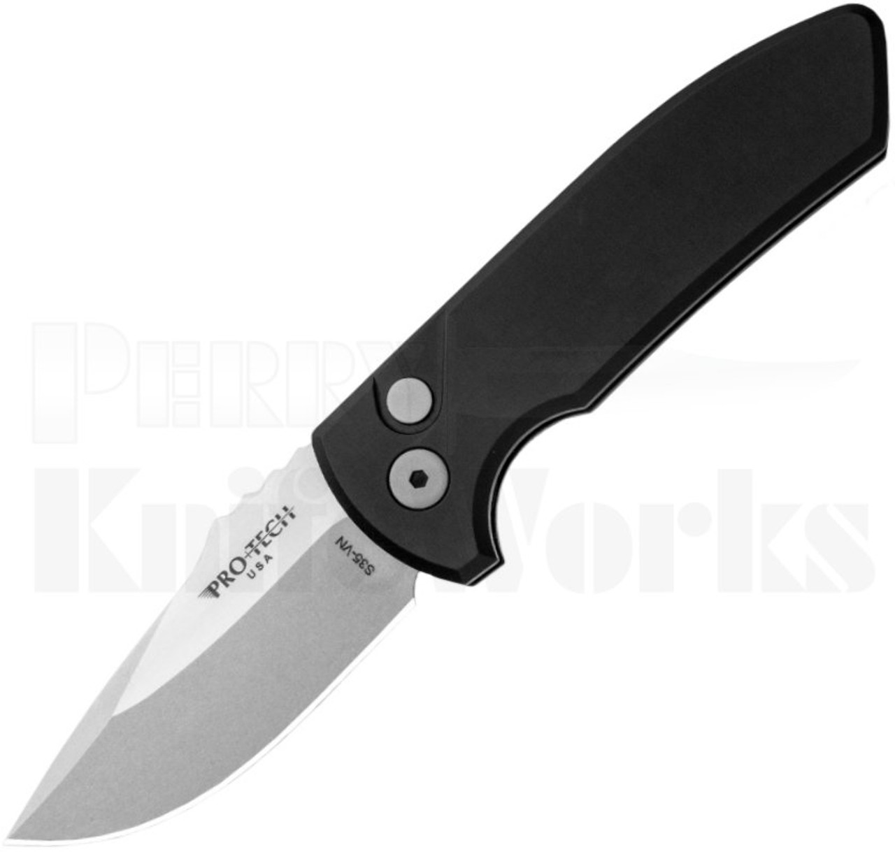 Protech SBR Automatic Knife Smooth Black