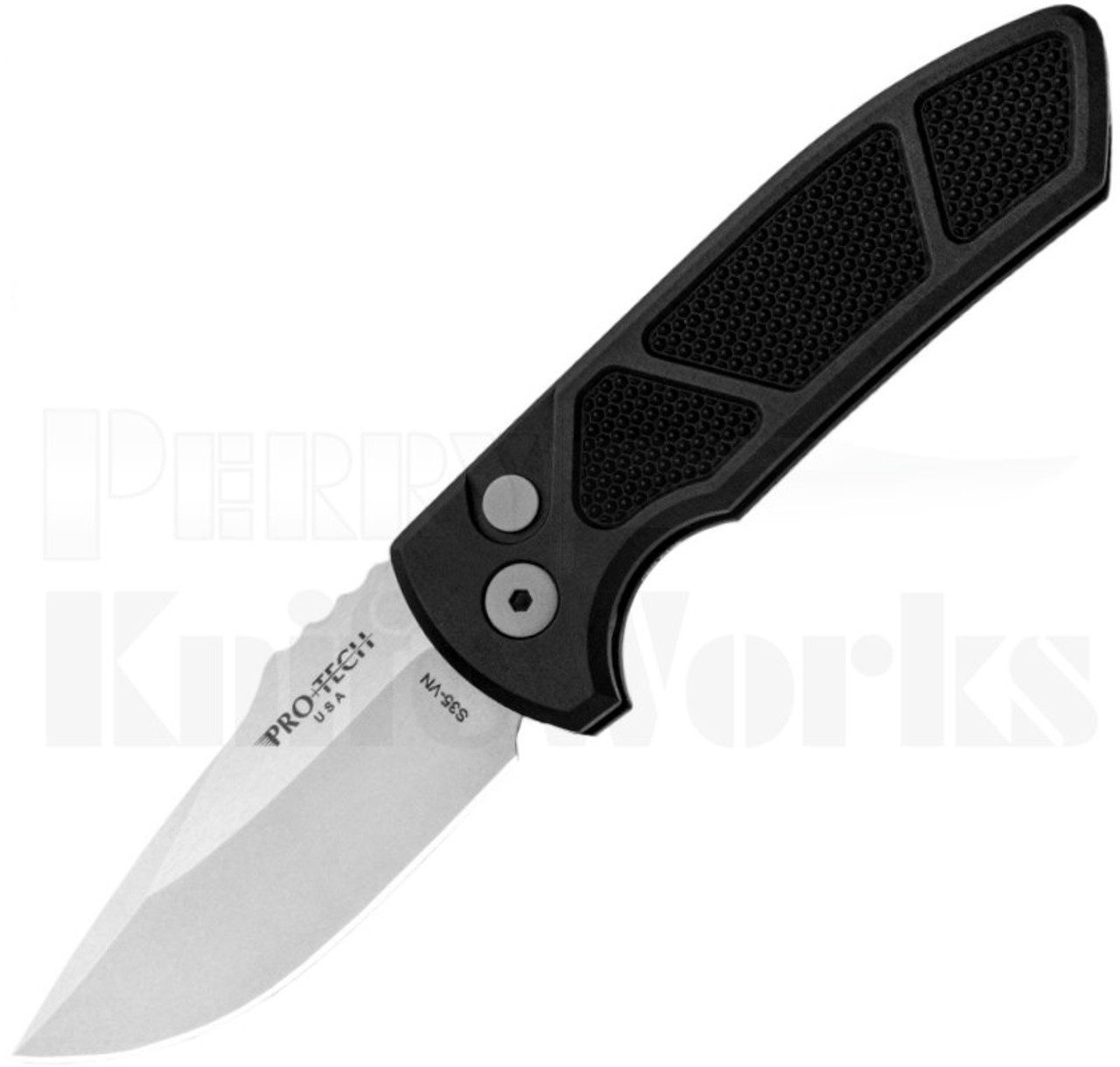 Protech SBR Automatic Knife Knurled Black