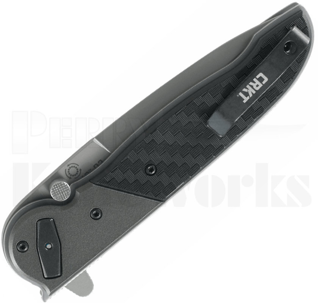 CRKT M40-03 Deadbolt Lock Knife GRN/Aluminum l Closed