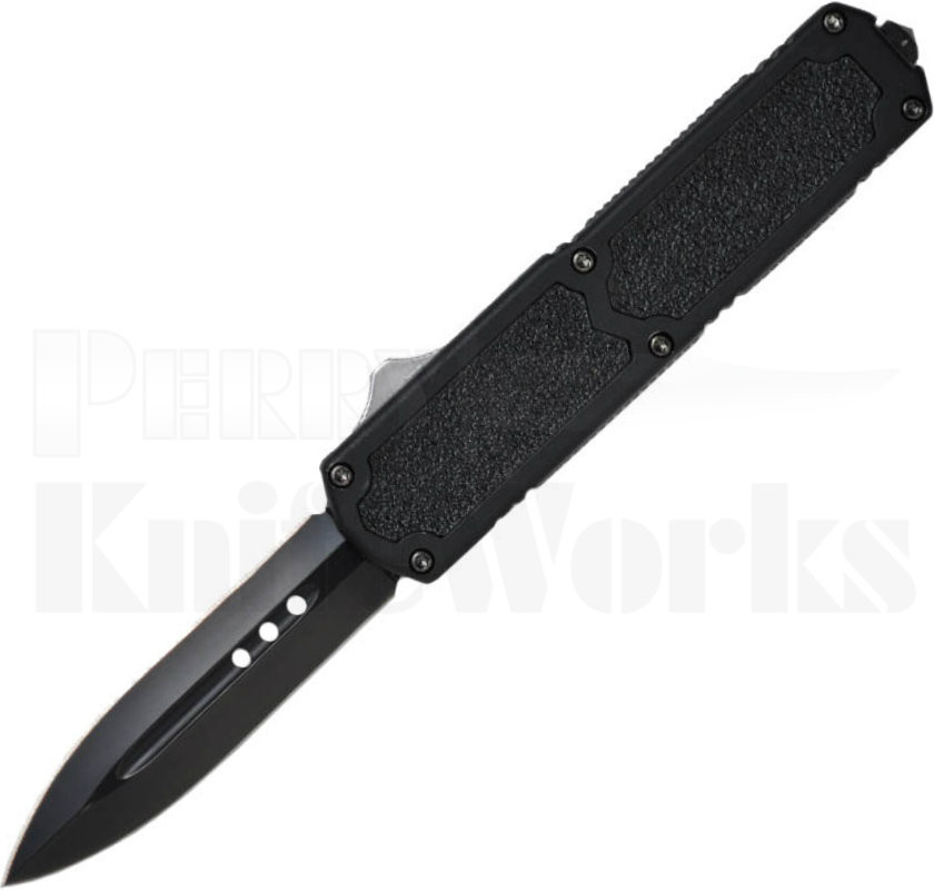 Titan Black D/A OTF Automatic Knife Black Spear Point l Perry Knife..