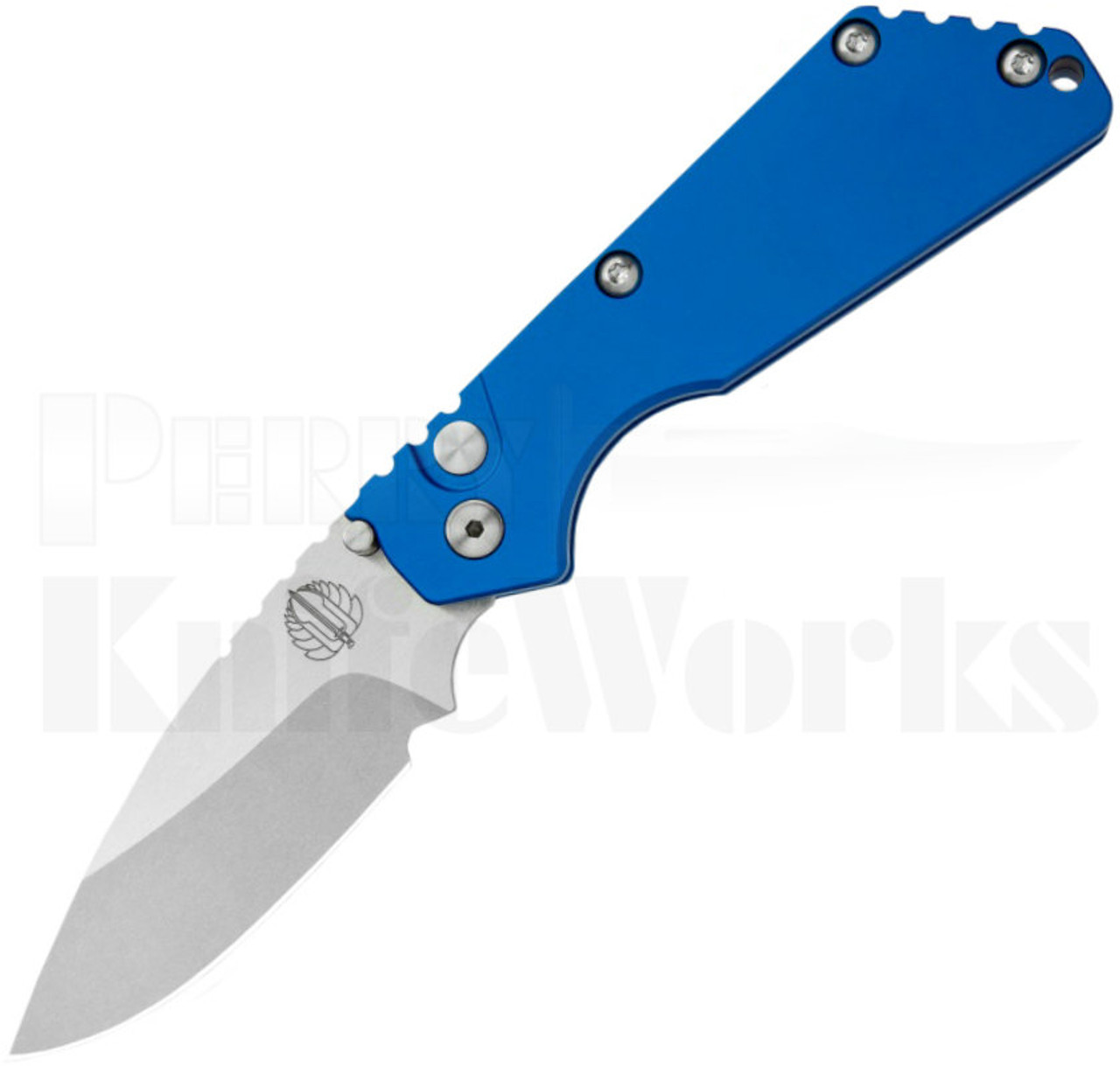 Protech/Strider SnG Automatic Knife Blue l Stonewash 2401-Blue