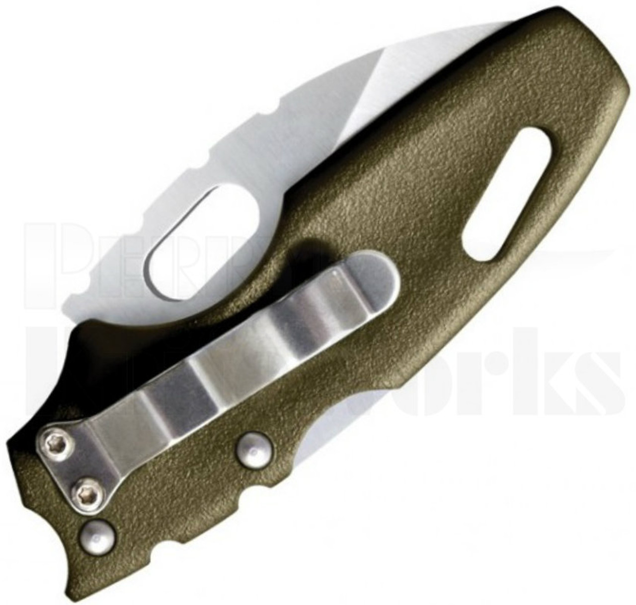 Cold Steel Mini Tuff Lite Tri-Ad Lock Knife Green 20MTGD l For Sale