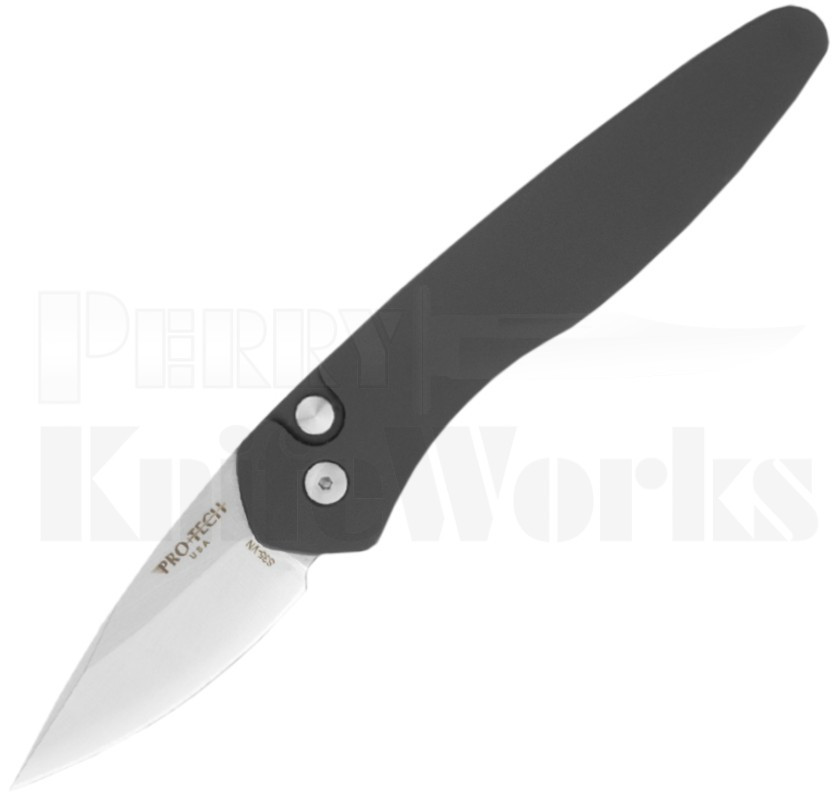 Protech Half Breed Automatic Knife Black 3605 l Stonewash Blade