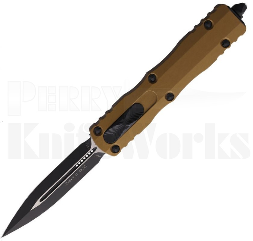 Microtech Dirac Gold Microtech Dirac D/E OTF Automatic Knife Tan 225-1TA