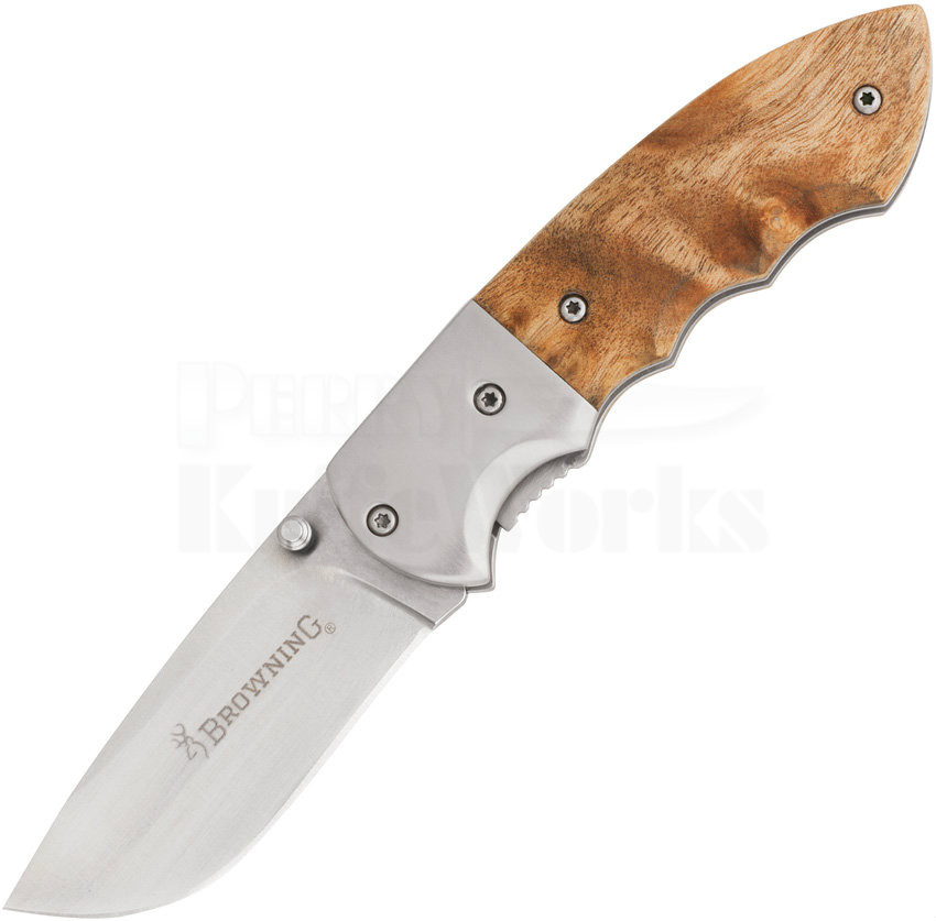 Browning Whitetail Linerlock Knife With Tin (Satin) Perry Knifeworks