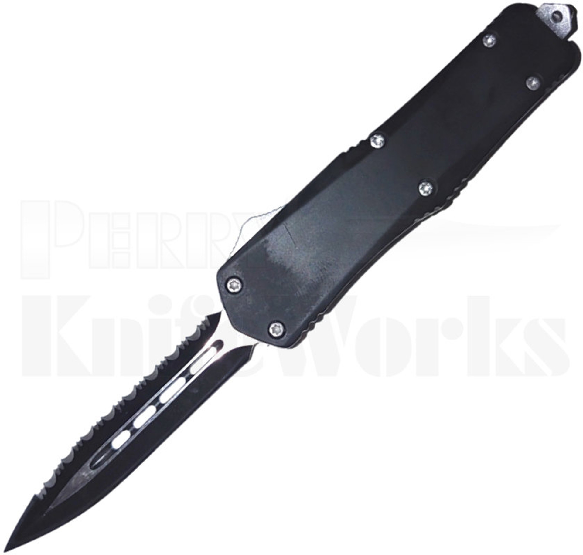 Cutting Edge Smoov D/A OTF Automatic Knife Spear Point Serrated..