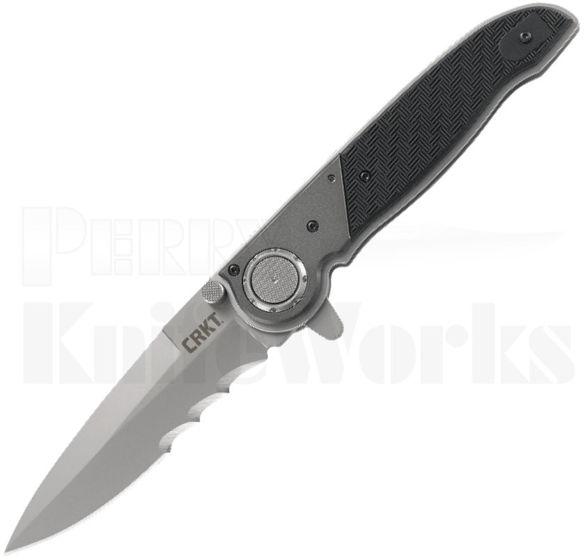 CRKT M4015 Deadbolt Lock Knife GRN/Aluminum l 4" VEFF Serrated